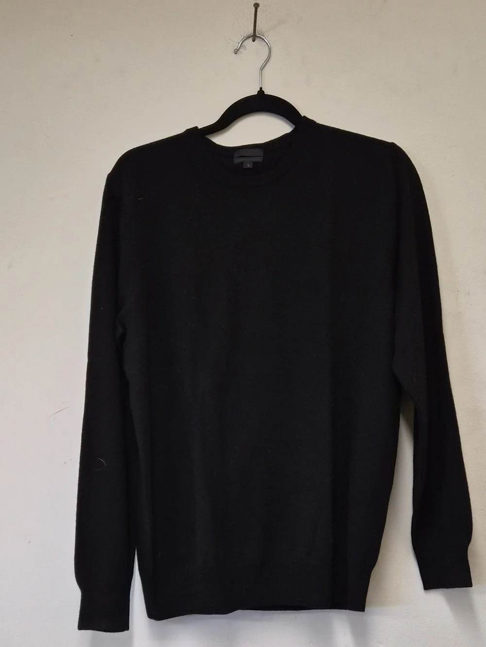 J. Crew Men’s Black Crewneck Knit Sweater Size S
